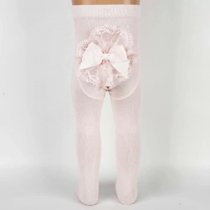 Kurdele Popo Aks. Kız Bebek Külotlu Çorap  Asorti