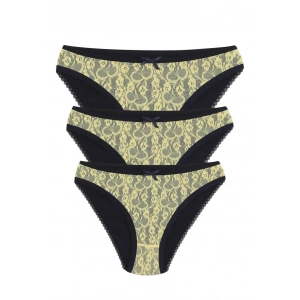 Moda Pamuklu 3lü Külot Lacivert