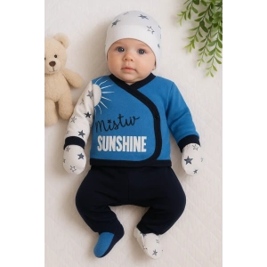 Sun Shine Desenli 5li Erkek Hastane Çıkışı