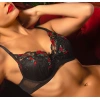 Grace Big Size Plunge Bra, Siyah Dantelli Konforlu Ve Şık Sütyen