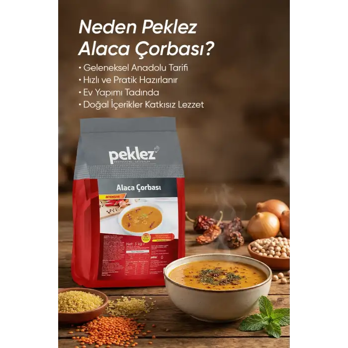 Alaca Çorbası 3 kg - Hazır Geleneksel Alaca Çorba Karışımı