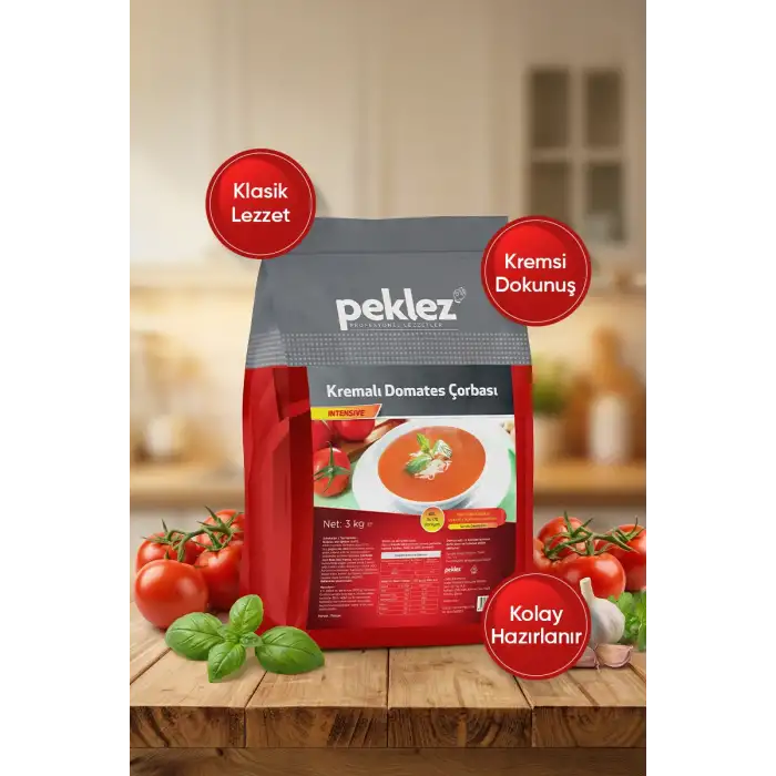 Kremalı Domates Çorbası 3 kg - Hazır Domates Çorbası Karışımı