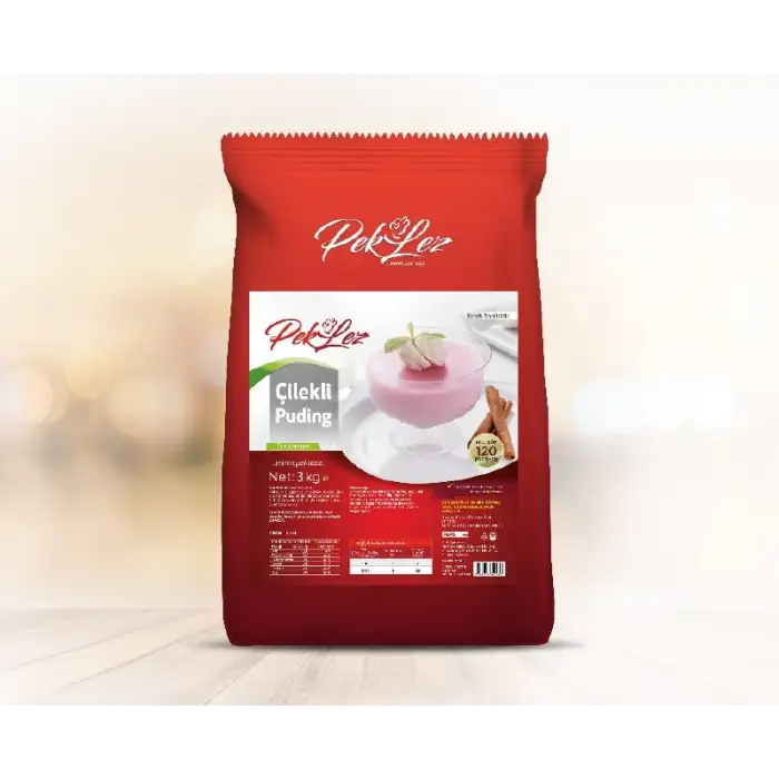 Çilekli Puding 3 kg