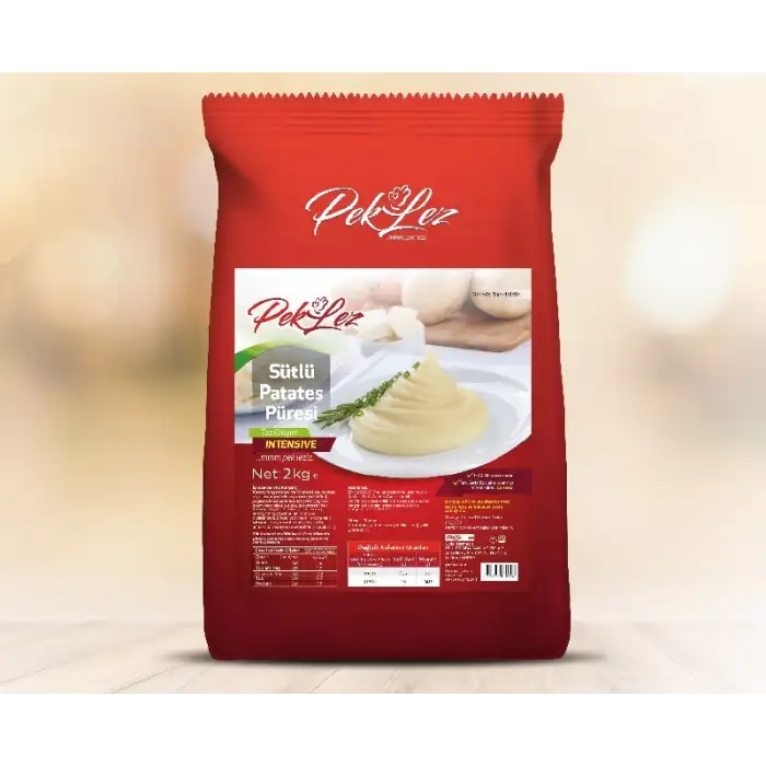Sütlü Patates Püresi Intensive 2 kg - Yoğun Kıvamlı Hazır Patates Püresi Harcı