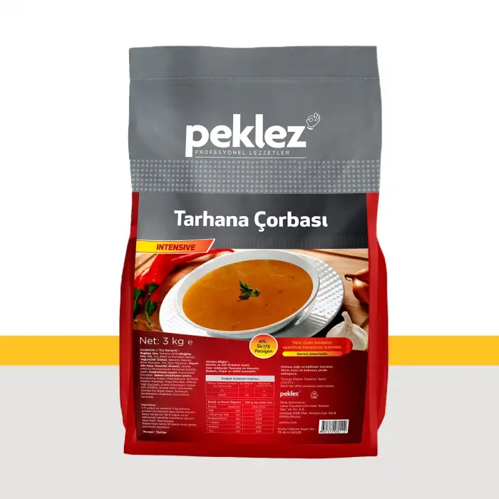 Tarhana Çorbası Intensive 3 kg - Yoğun Aromalı ve Pratik Hazır Tarhana Karışımı