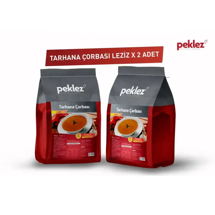 Tarhana Çorbası Leziz 3 kg x 2 Adet - Toplu Kullanım için Hazır Tarhana Seti