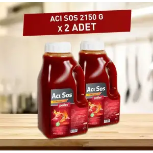 Acı Sos 2,15 kg x 2 Adet - Yoğun Baharatlı Hazır Acı Sos Seti