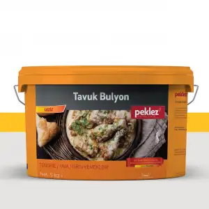 Tavuk Bulyon Leziz 5 kg - Zengin Tavuk Lezzeti için Hazır Toz Bulyon