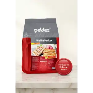 Waffle & Pankek Toz Karışımı 3 kg - Hazır Waffle ve Pankek Harcı