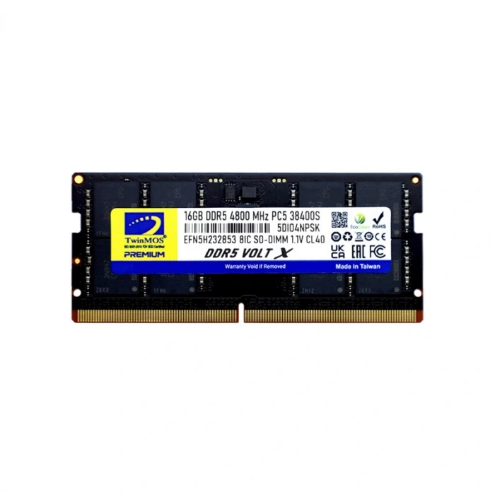 16 GB DDR5 4800MHZ TWINMOS NB TMD516GB4800S40