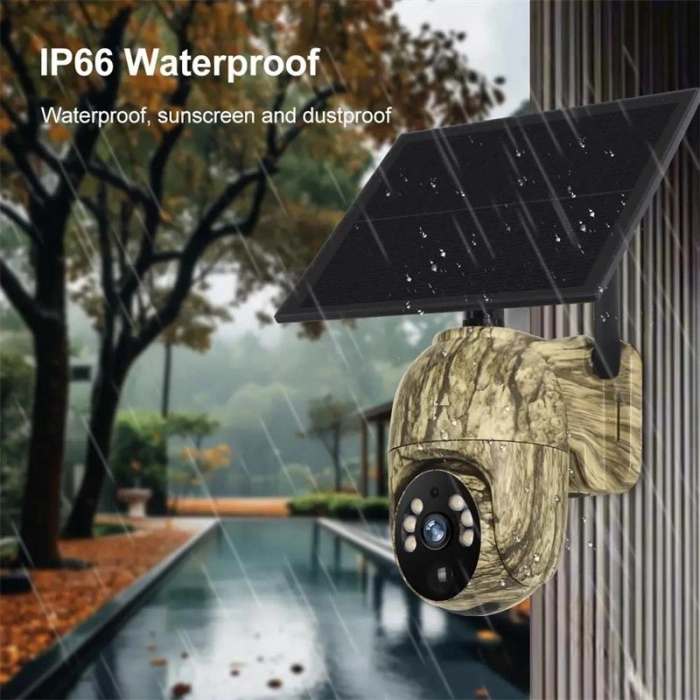 URANIUM ANP-PT3015K4G 3MP 3.6MM LENS 4G/LTE 15 METRE IR LED/RENKLİ SOLAR PANEL KAMUFLAJ RENK KAMERA(UBOX)