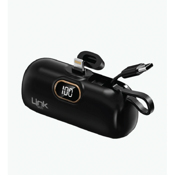 Linktech EP52 Strong ECO Friendly Type-C Port 4800 mAh Powerbank + Lightning Kablo