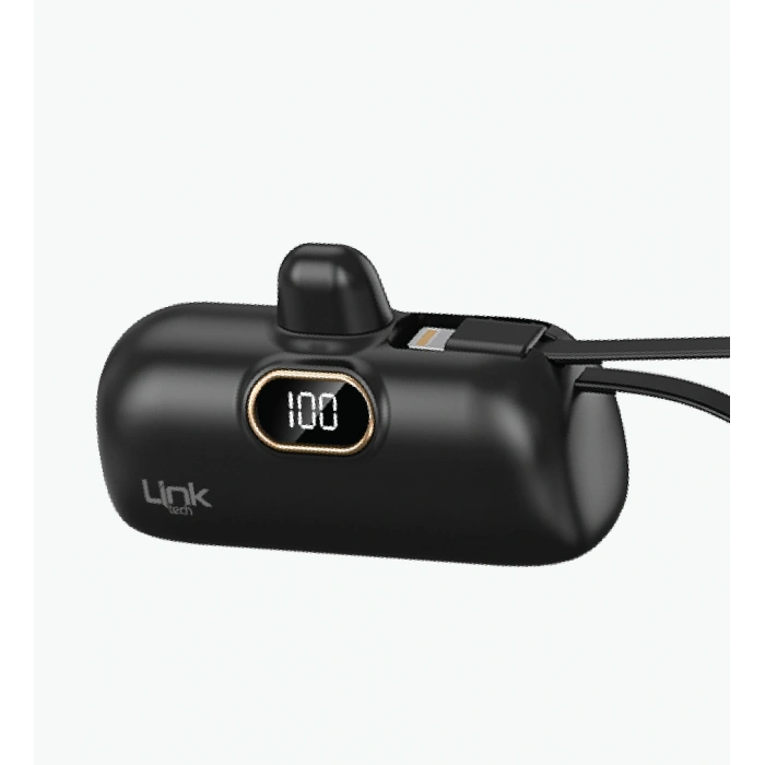 Linktech EP52 Strong ECO Friendly Type-C Port 4800 mAh Powerbank + Lightning Kablo
