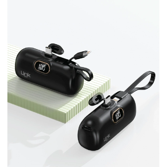 Linktech EP52 Strong ECO Friendly Type-C Port 4800 mAh Powerbank + Lightning Kablo