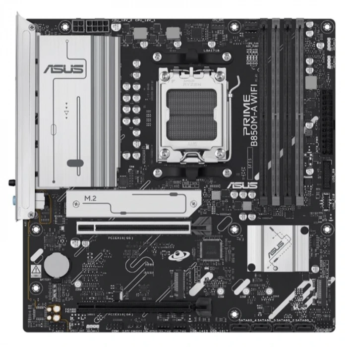 ASUS PRIME B850M-A WIFI DDR5 8000MT/S 1XHDMI 2XDP 3XM.2 USB3.2 MATX AM5 (AMD AM5 9000/8000/7000 SERİLERİ İLE UYUMLU)