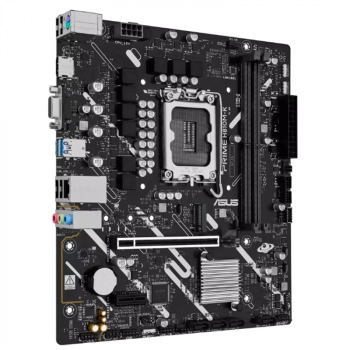 ASUS PRIME H810M-K DDR5 6400MT/S 1XVGA 1XHDMI 1XM.2 1851P MATX (INTEL ULTRA PROCESSORS SERIES 2)