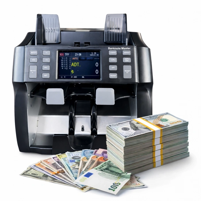 Banknote Master 10 Ülke Çift Katlı para sayma makinesi