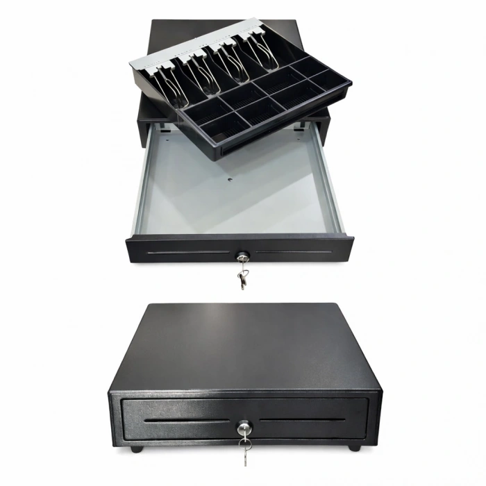 Dbpos M-410 4 Gözlü Metal Para Çekmecesi  Metal sürgü