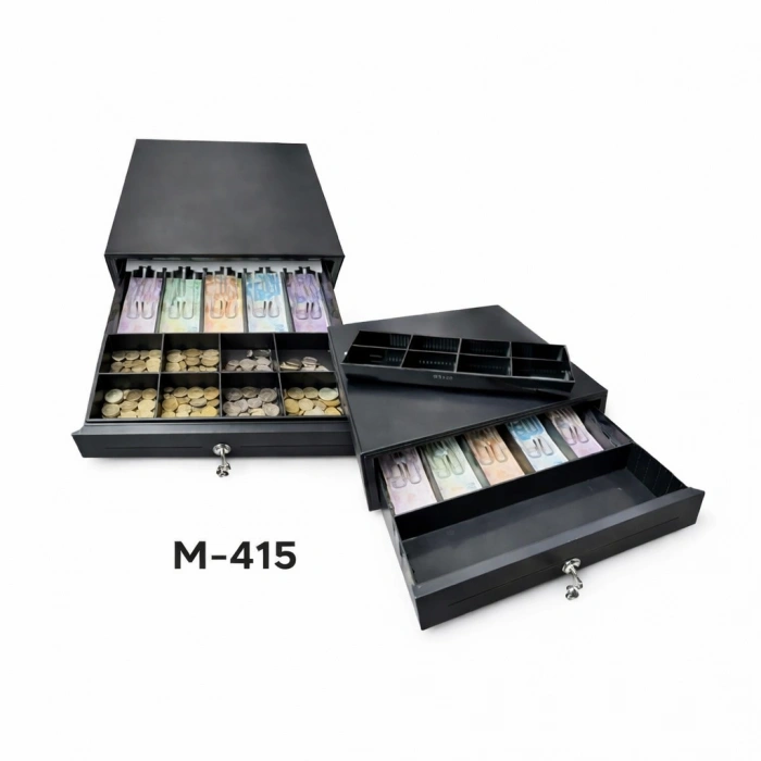 Dbpos M-415 Metal Para Çekmecesi 5 Gözlü Plastik Sürgü