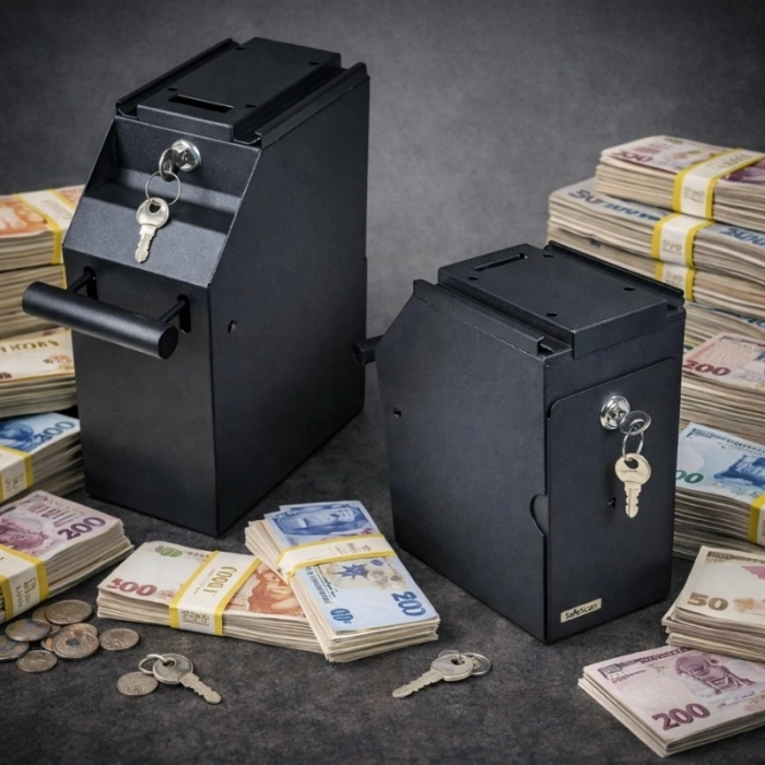 Dbpos MS-102 Güvenli kasa Para Çekmecesi (Gece Kasası) Anahtarlı