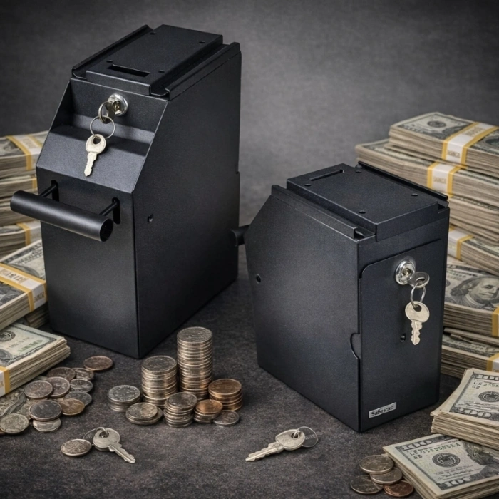 Dbpos MS-102 Güvenli kasa Para Çekmecesi (Gece Kasası) Anahtarlı