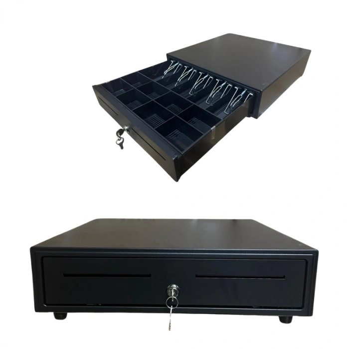 Dbpos NT-335 Metal Para Çekmecesi 5 gözlü Plastik Alt Tabla Cm 41 x 41 x 11 Cm