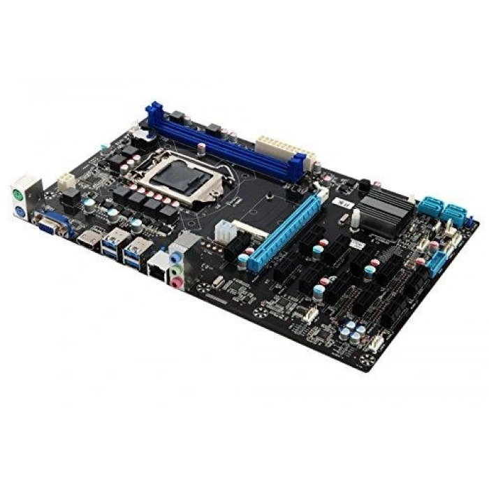 ESONIC B250-BTC 2400MHZ DDR4 VGA 12X PCI-E 1151P 6.NESİL CPU DESTEKLER (BULK - KUTUSUZ )