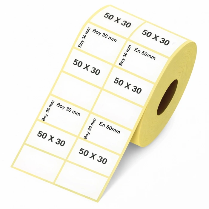 Etiket Termal 50 x 30 2000 Li 2 Lİ