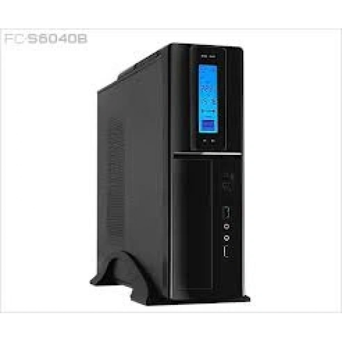 FRISBY FC-S6040B ATX KULPLU SLIM SIYAH KASA 300W