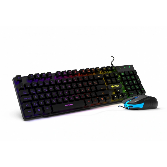 İnca Ikg-448 Raınbow Efect Mekanik Hisli Gamıng Klavye  Mouse Set