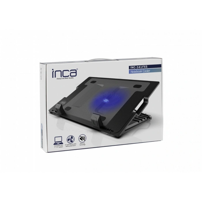 İnca Inc-343fxs Sessiz Notebook Stand Soğutucu Siyah