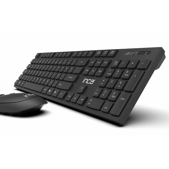 İnca IWS-537 Wireless Slim Design Soft Touch Q Keyboard Mouse Set