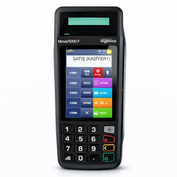 İngenico Move 5000 F Yeni Nesil Mobil Pos Yazarkasa 
