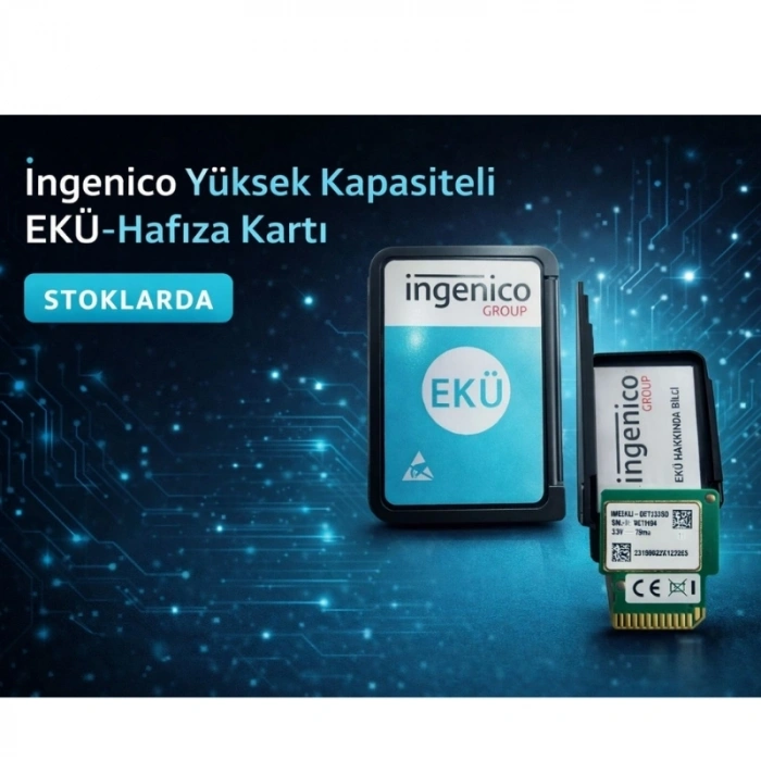 İngenico Yüksek Kapasiteli EKÜ - Hafıza Kartı