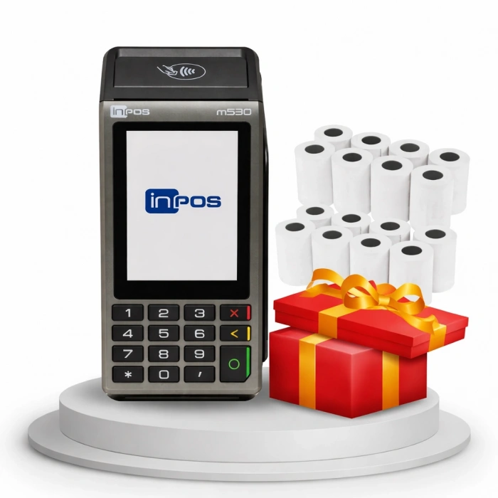 inPOS M530 4G YazarKasa Pos + 20 Adet rulo Hediye