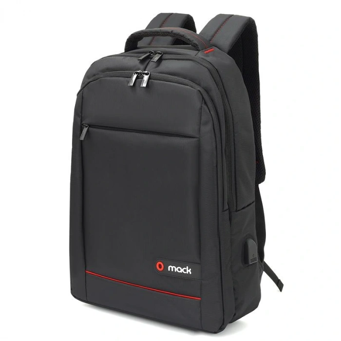 MACK MCC-007 17.3 OFFICE USB GİRİŞLİ NOTEBOOK SIRT ÇANTASI SİYAH