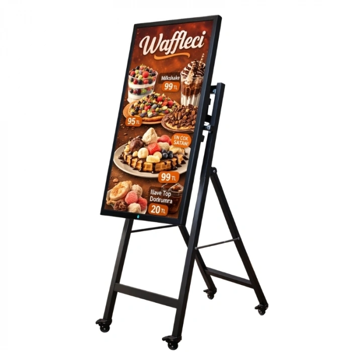 Menüboard Açılı Ayak+ Duvar Askı Aparatı