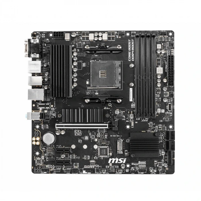 MSI B550M PRO-VDH DDR4 4400MHZ 1XVGA 1XHDMI 1XDP 2XM.2 USB 3.2 MATX AM4 (AMD 5000/4000G/3000 SERİLERİ İLE UYUMLU)