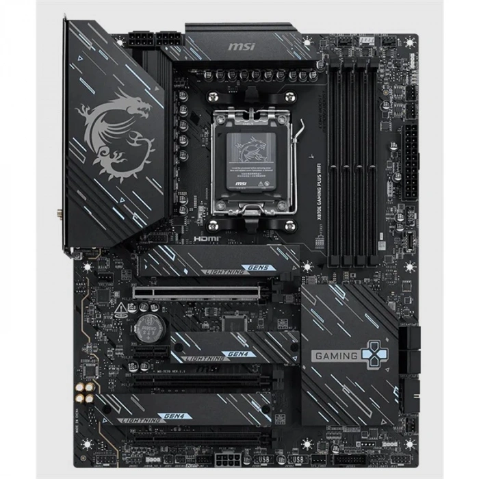 MSI X870E GAMING PLUS WIFI DDR5 8200MT/S 1XHDMI 3XM.2 USB AM5 ATX(AMD AM5 9000/8000/7000 SERİLERİ İLE UYUMLU)