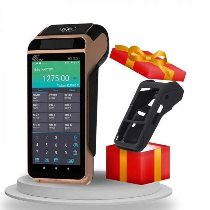 PAX A910SF Android YazarkasaPOS Silikon Kılıf Hediye