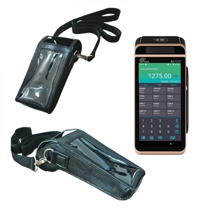 Pax A910sf Uyumlu Şeffaf Taşıma Çantası