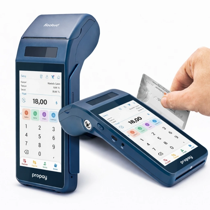 Propay P1000-ECR Android Yazarkasa Pos 20 Adet Rulo Hediye