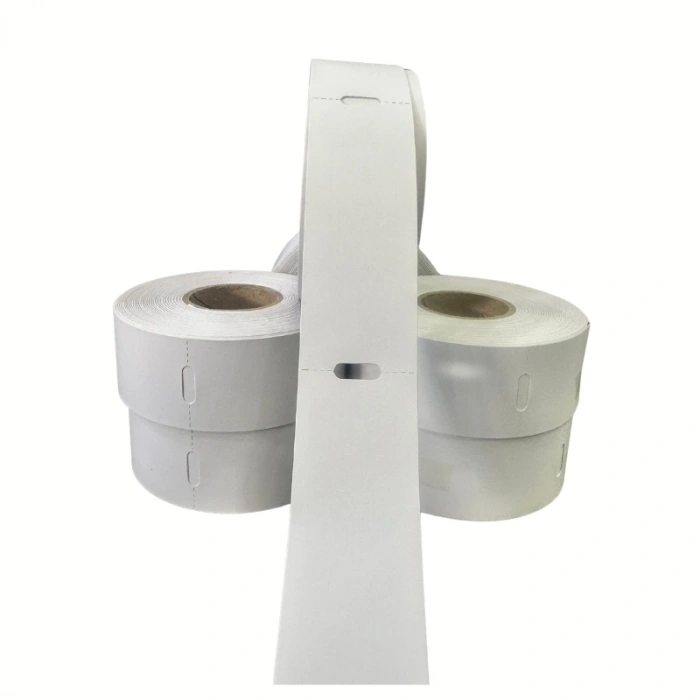 Raf Etiketi 1 Adet  38 X 100 350 Sarım Ortadan Delikli