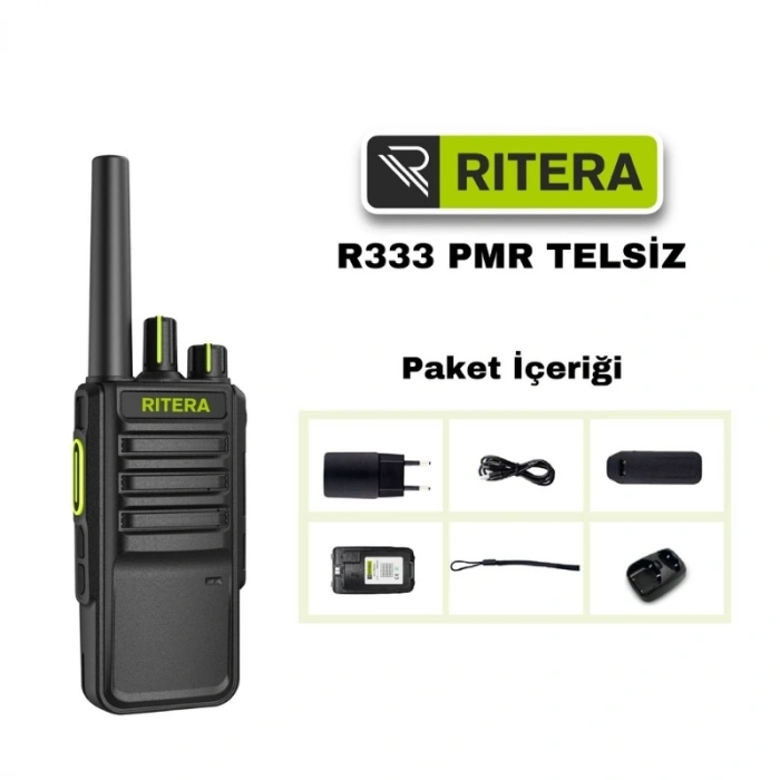 Ritera R333 Pmr Lisanssız El Telsizi