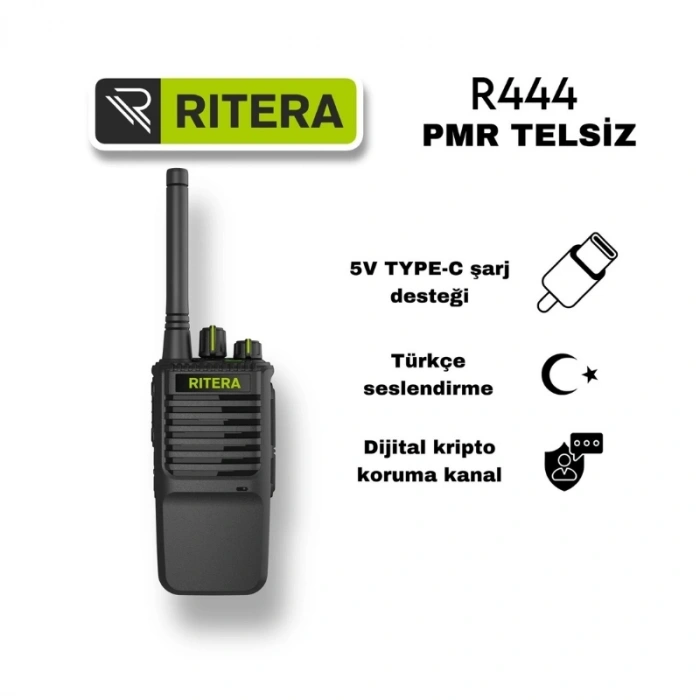 Ritera R444 Pmr Lisanssız El Telsizi