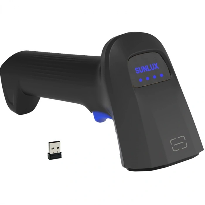 SUNLUX RW10 2D KAREKOD KABLOSUZ BARKOD OKUYUCU + WIFI USB DONGLE