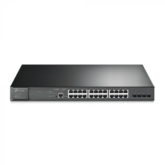 TP-LINK OMADA TL-SG3428MP 24 PORT GIGABIT+4X1GB SFP UPLINK L2+ 384W POE YÖNETİLEBİLİR RACKMOUNT SWITCH