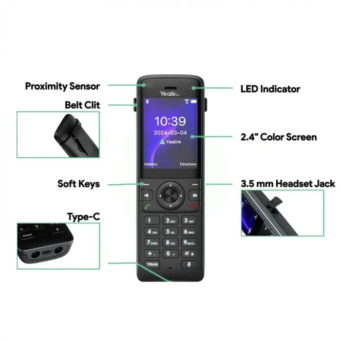 YEALINK AX83H WIFI IP DECT TELEFON