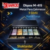 Dbpos M-415 Metal Para Çekmecesi 5 Gözlü Plastik Sürgü