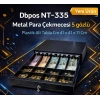 Dbpos NT-335 Metal Para Çekmecesi 5 gözlü Plastik Alt Tabla Cm 41 x 41 x 11 Cm